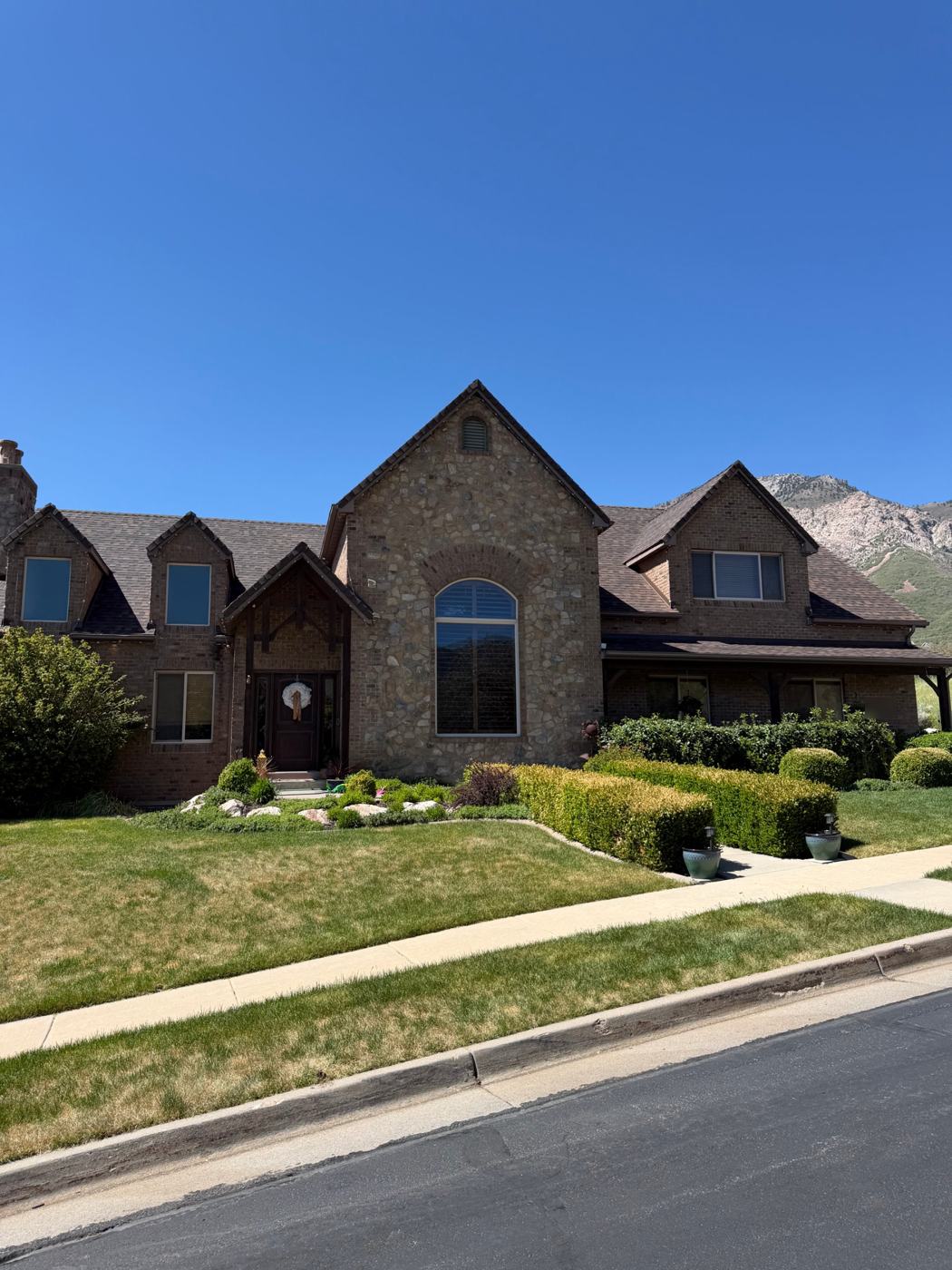 Stone and brick two-story
